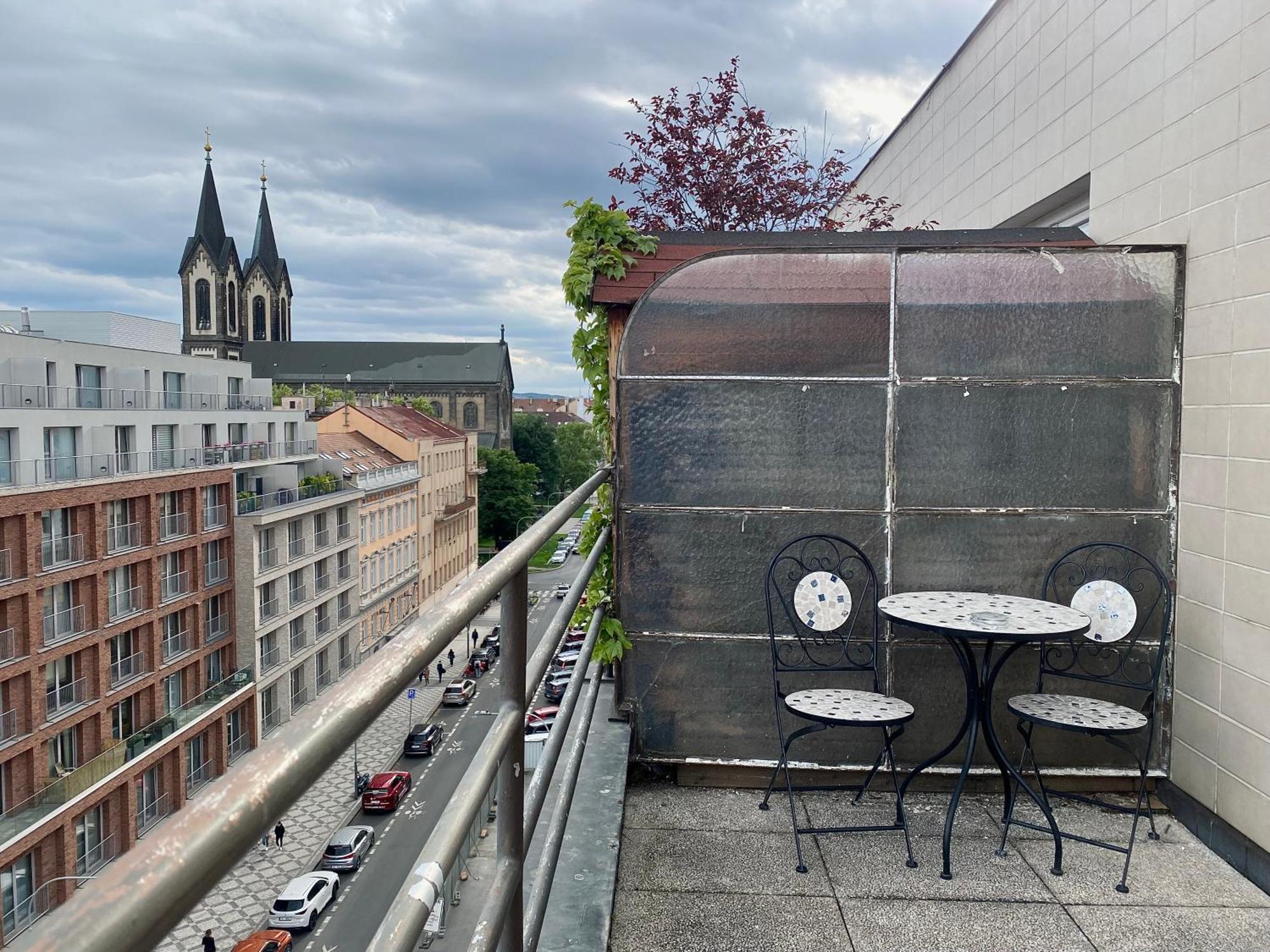 Top Floor Studio With Terrace Praha Exteriér fotografie